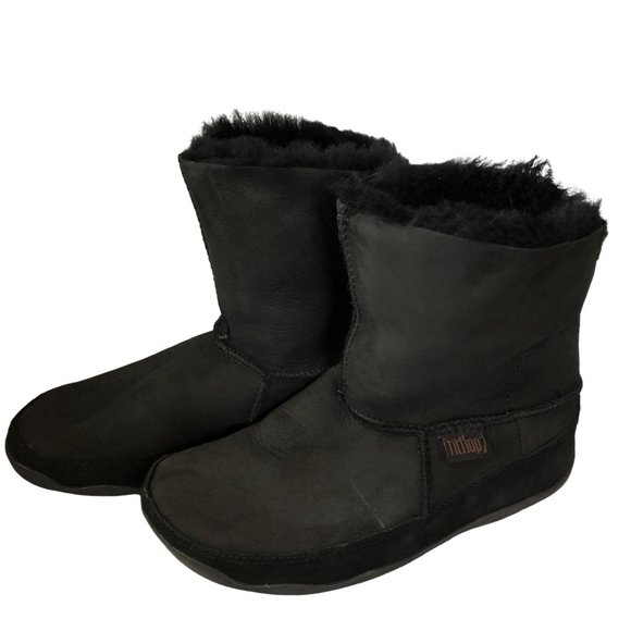 FitFlops Shoes - FitFlop Black Mukluk Boots 10